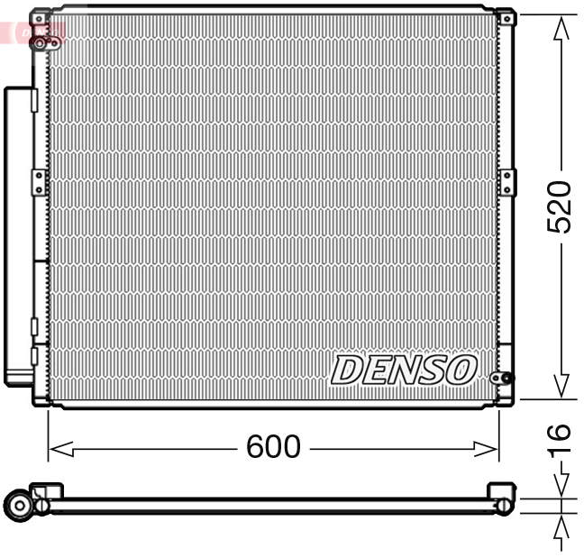 DENSO DCN50051 Condenser,...