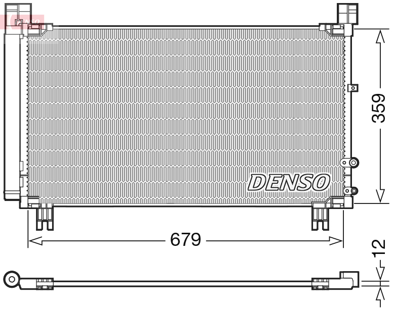 DENSO DCN50053 Condensatore, Climatizzatore