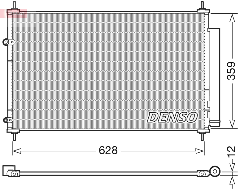 DENSO DCN50054 Condenser,...