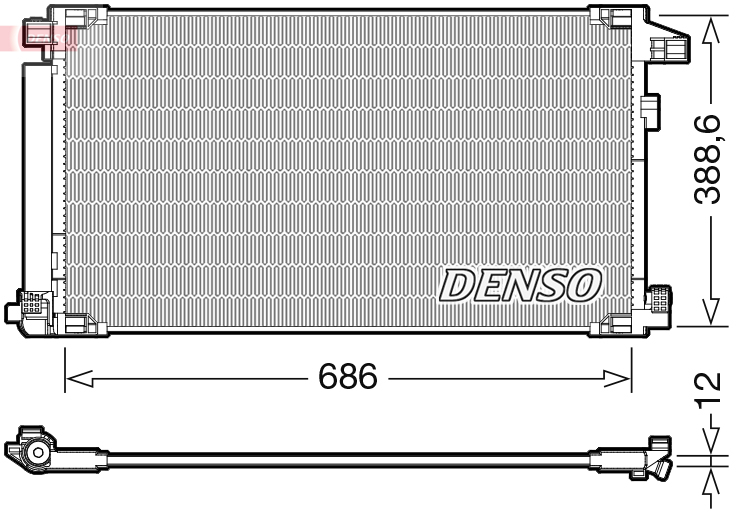 DENSO DCN50056 Condenser,...