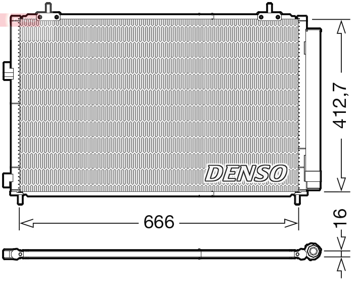 DENSO DCN50059 Condensatore, Climatizzatore