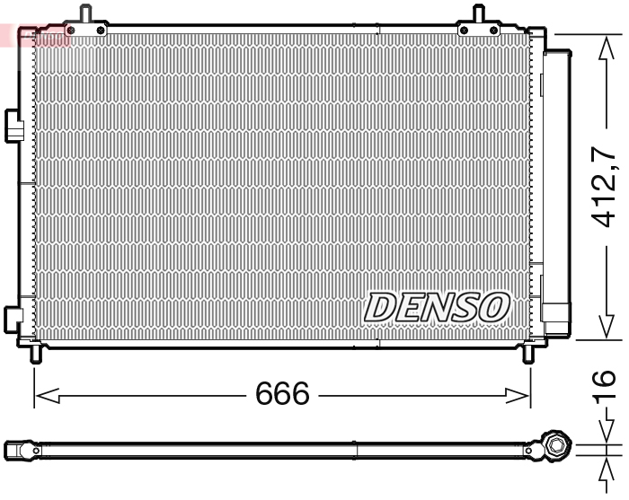 DENSO DCN50059 Condenser,...