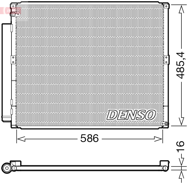 DENSO DCN50113 кондензатор,...