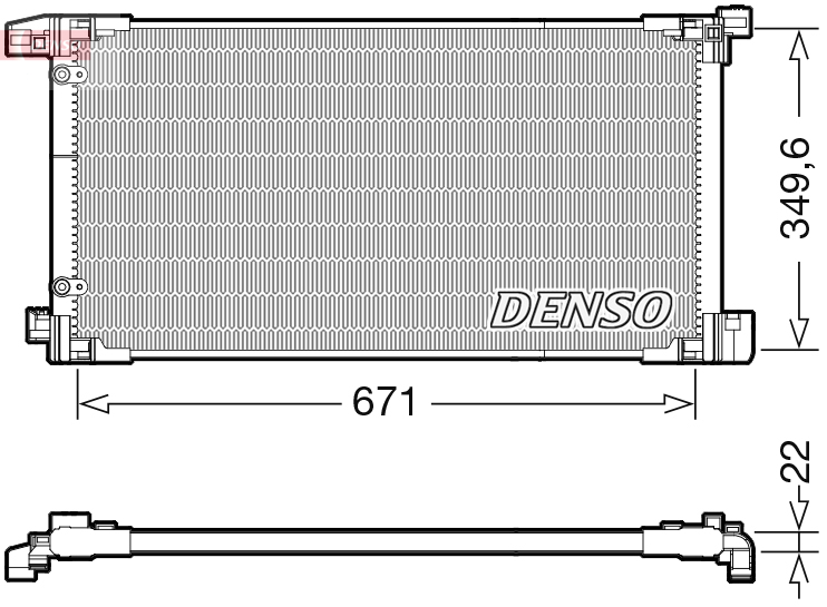 DENSO DCN50114 Kondenzátor,...