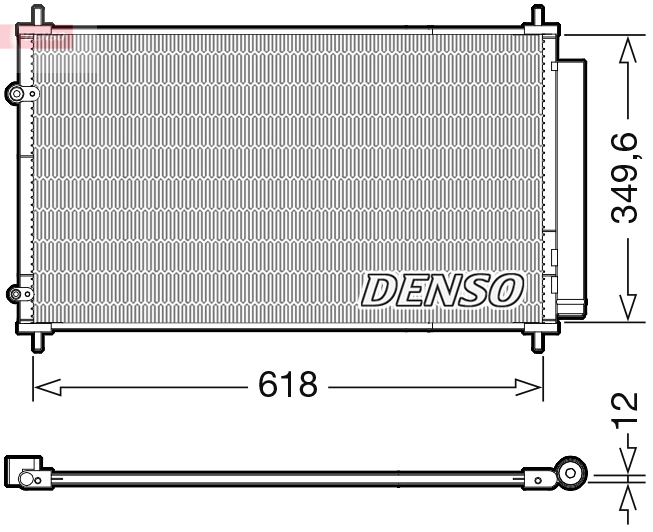 DENSO DCN50117 Condensatore, Climatizzatore-Condensatore, Climatizzatore-Ricambi Euro