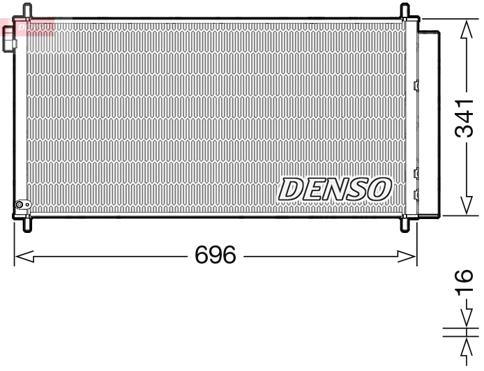 DENSO DCN50121 кондензатор,...