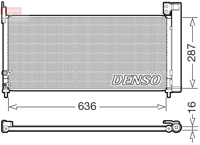 DENSO DCN50122 Kondenzátor,...