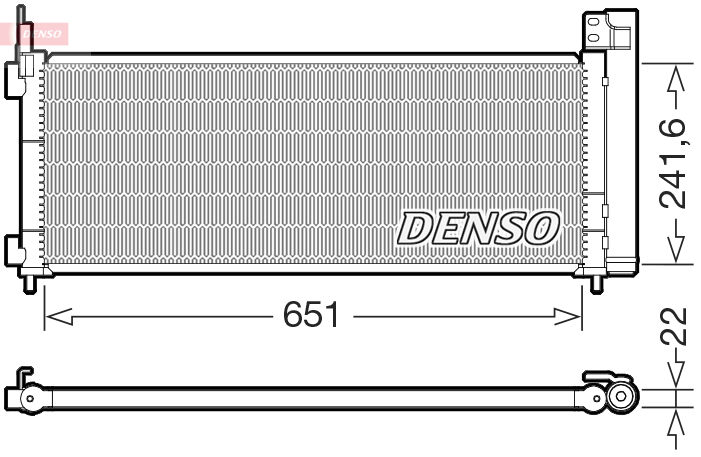 DENSO DCN50123 Kondenzátor,...