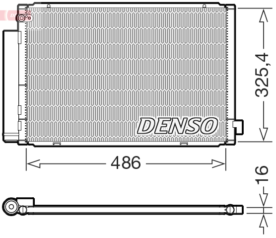 DENSO DCN50125 Kondenzátor,...