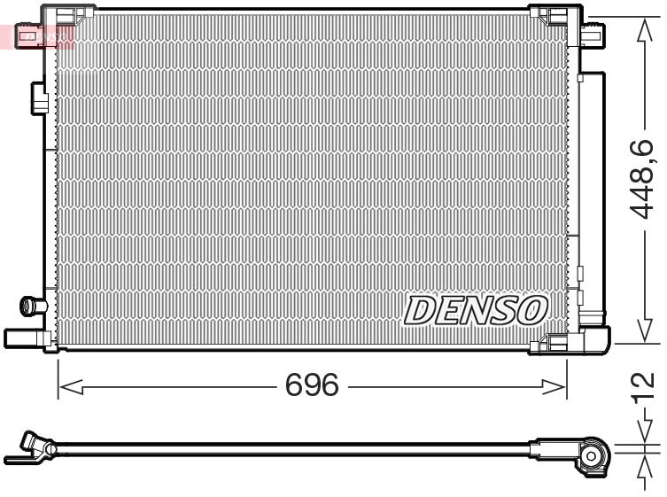 DENSO DCN50128 Kondenzátor,...