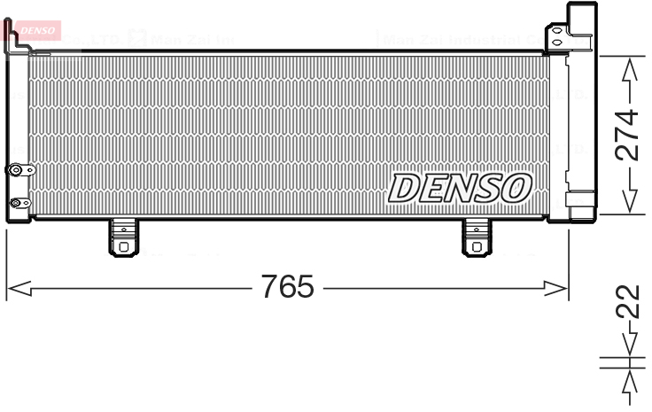 DENSO DCN50129 Kondenzátor,...