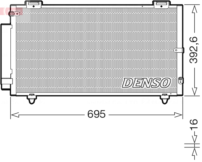 DENSO DCN50130 Kondenzátor,...