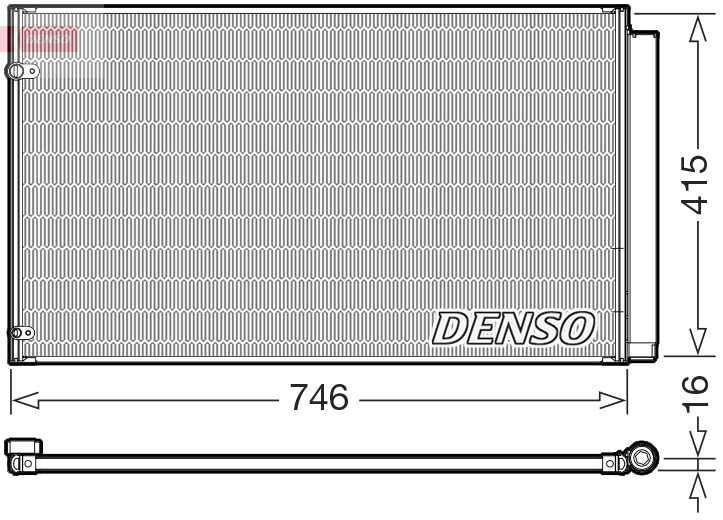 DENSO DCN51017 Kondenzátor,...