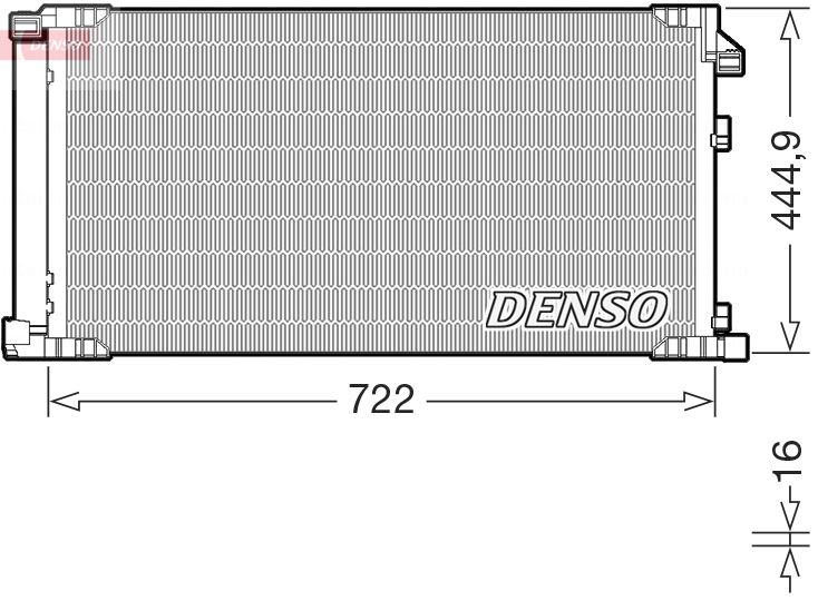 DENSO DCN51019 кондензатор,...