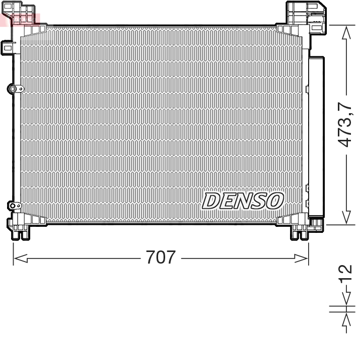 DENSO DCN51020 кондензатор,...