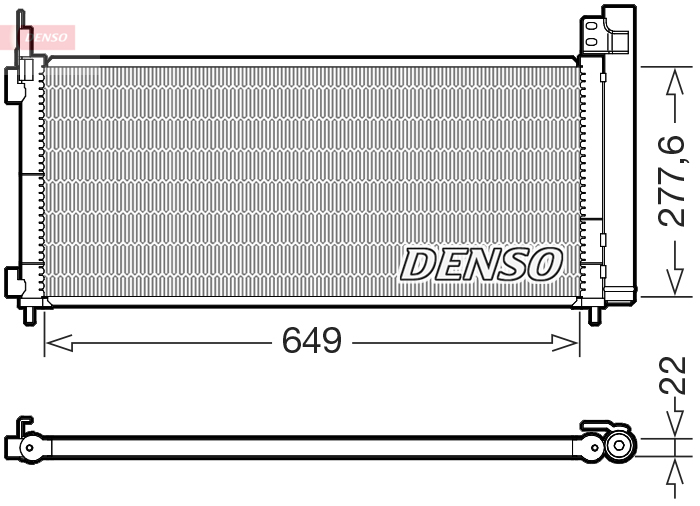DENSO DCN51021 Kondenzátor,...