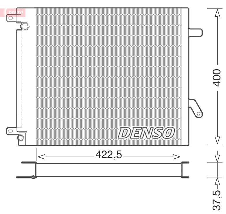 DENSO DCN99000 Condensatore, Climatizzatore-Condensatore, Climatizzatore-Ricambi Euro