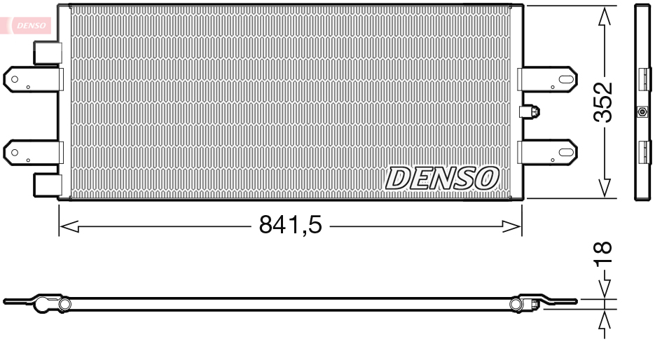 DENSO DCN99053 Condensatore, Climatizzatore