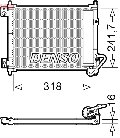 DENSO DCN99055 Condenser,...