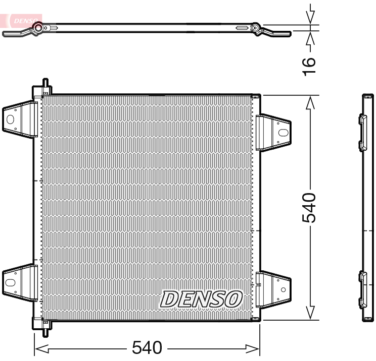 DENSO DCN99065 Condensatore, Climatizzatore-Condensatore, Climatizzatore-Ricambi Euro