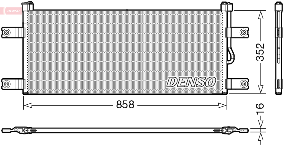 DENSO DCN99069 Condensatore, Climatizzatore-Condensatore, Climatizzatore-Ricambi Euro