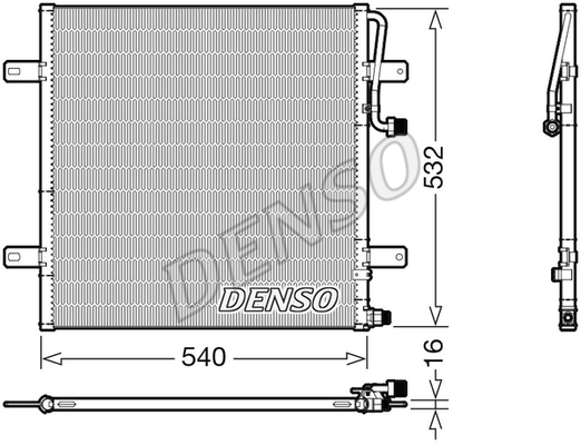 DENSO DCN99070 Condenser,...