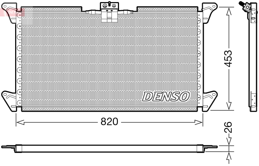 DENSO DCN99075 Condensatore, Climatizzatore-Condensatore, Climatizzatore-Ricambi Euro