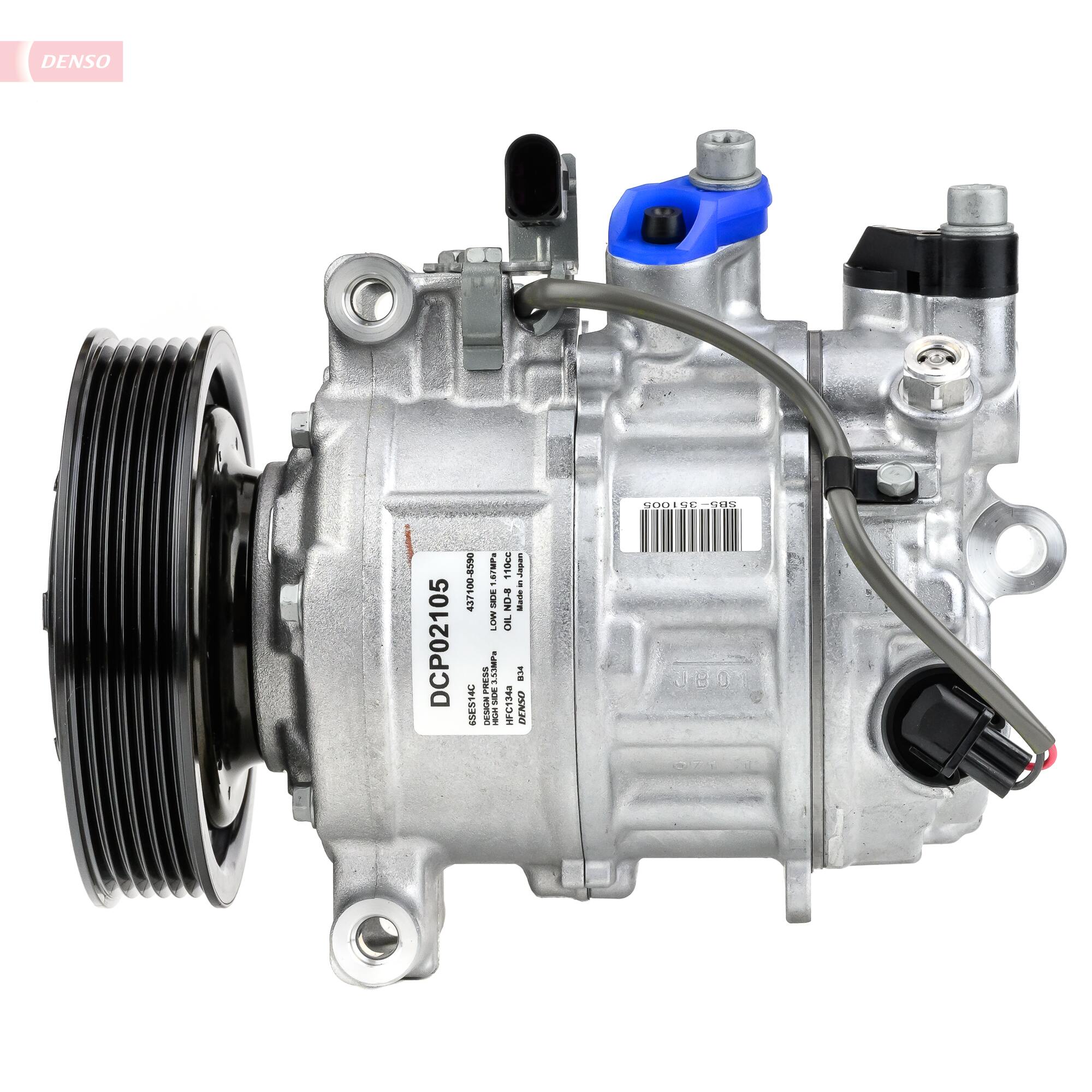 DENSO DCP02105 Compressore, Climatizzatore