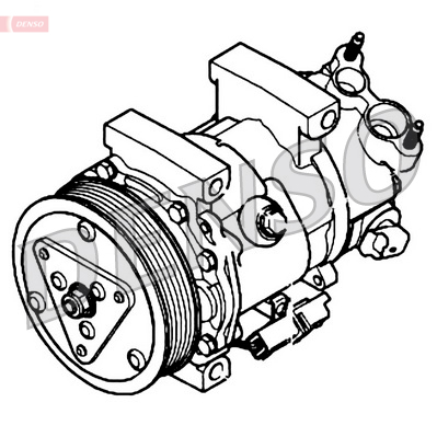 DENSO DCP07078 Compressor,...