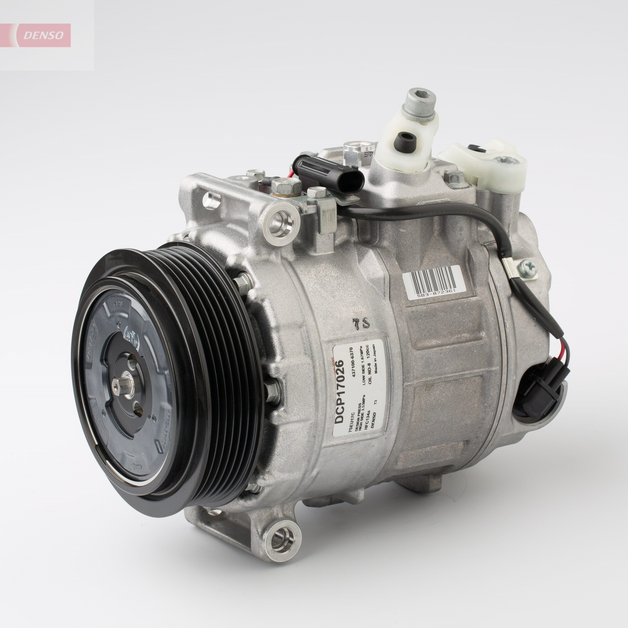 DENSO DCP17026 Compressore, Climatizzatore-Compressore, Climatizzatore-Ricambi Euro