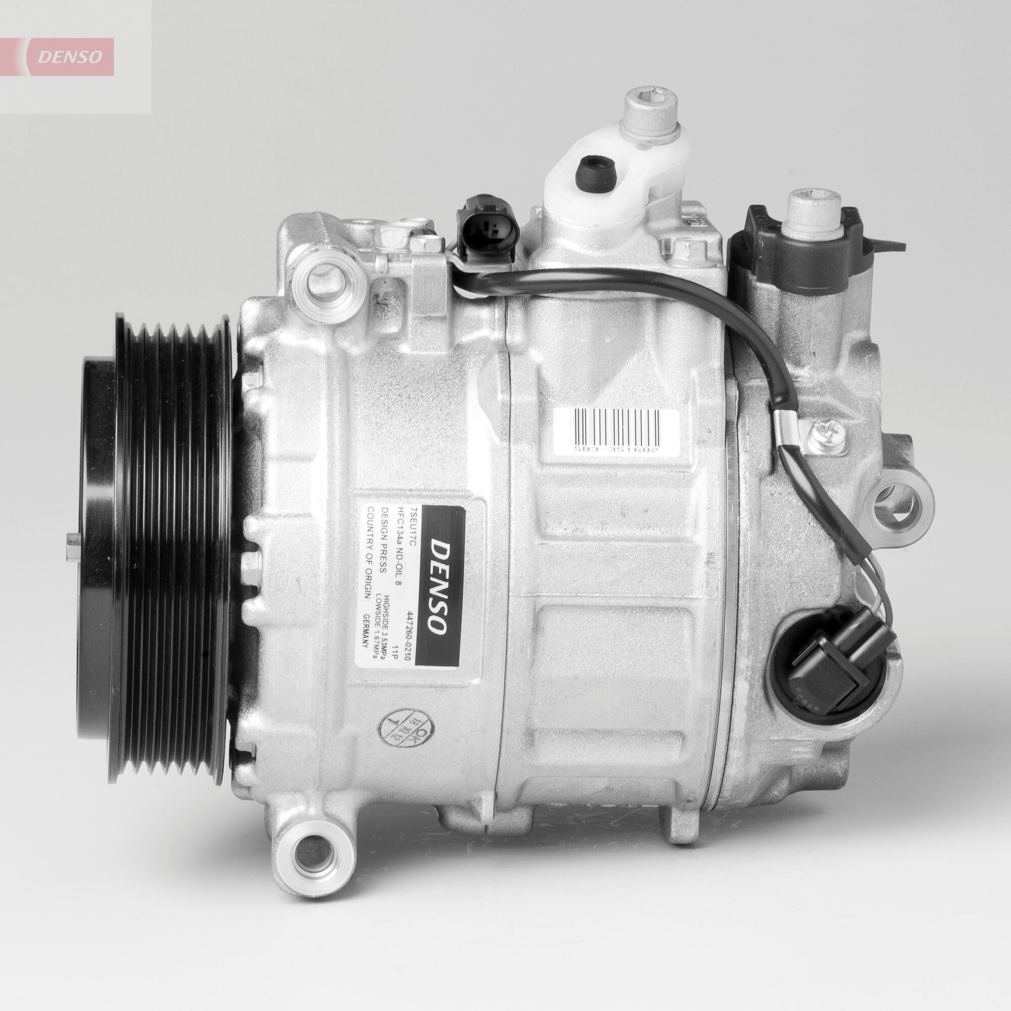 DENSO DCP17133 Compressore, Climatizzatore-Compressore, Climatizzatore-Ricambi Euro