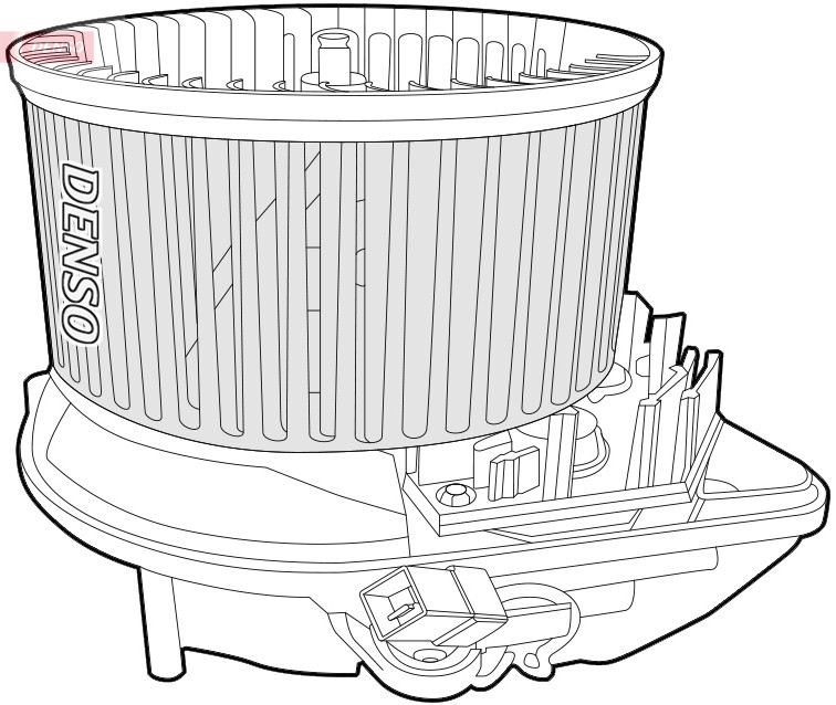 DENSO DEA07015 Kupévifte
