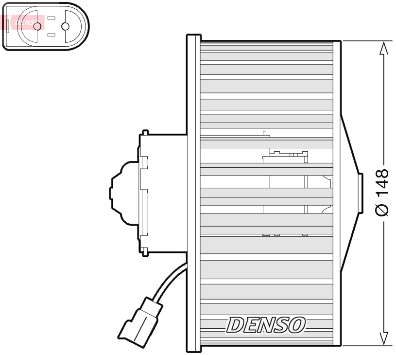 DENSO DEA10054 Ventilatore abitacolo