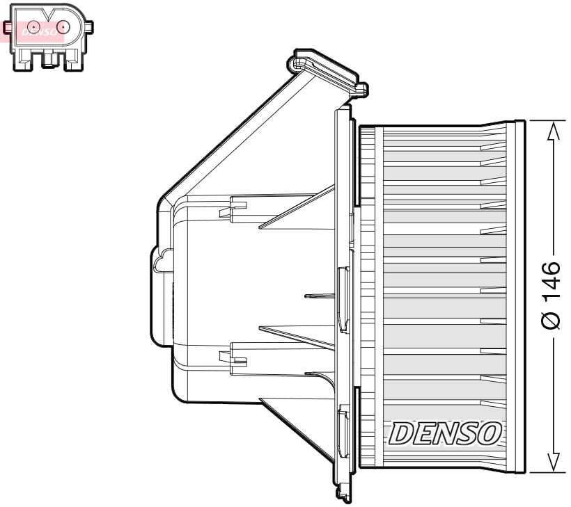 DENSO DEA17032 Ventilatore abitacolo