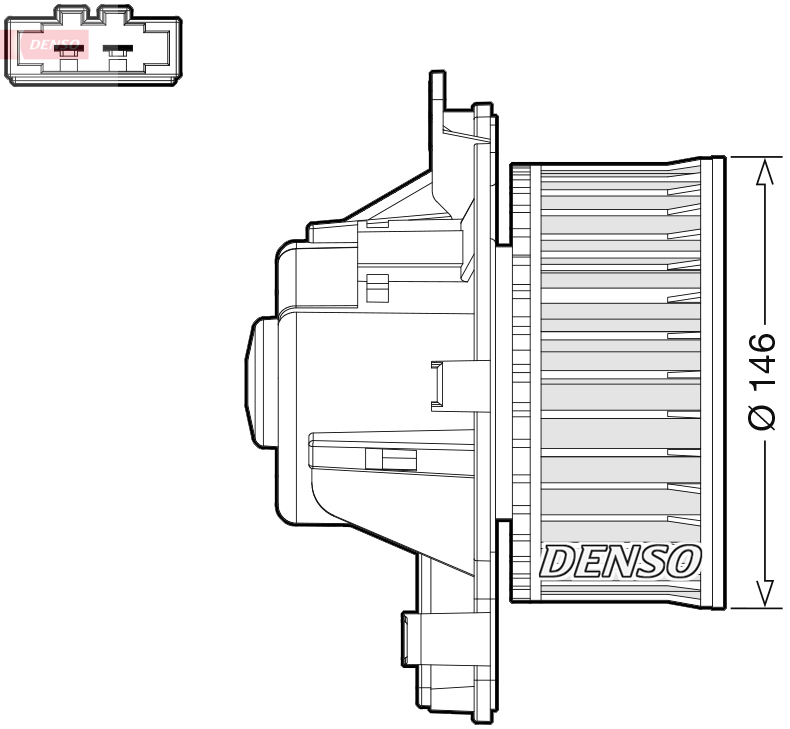 DENSO DEA21014 vnitřní...