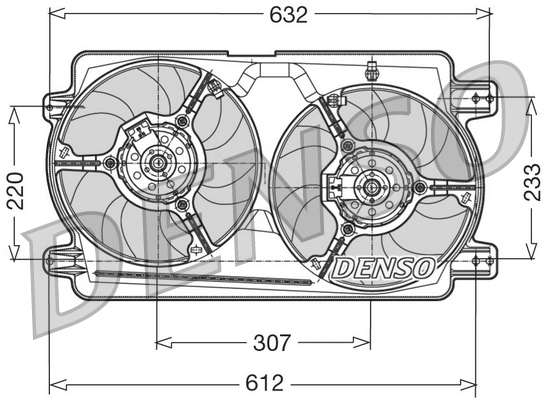 DENSO DER01018 Ventola, Raffreddamento motore