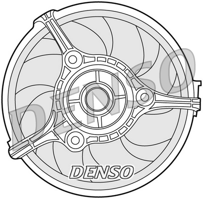 DENSO DER02002 Ventola, Raffreddamento motore