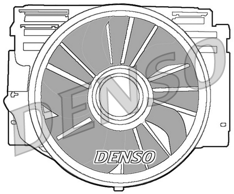 DENSO DER05007 Ventola, Raffreddamento motore-Ventola, Raffreddamento motore-Ricambi Euro