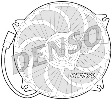 DENSO DER07007 Ventola, Raffreddamento motore-Ventola, Raffreddamento motore-Ricambi Euro