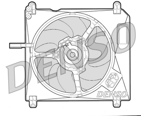 DENSO DER09002 Ventola, Raffreddamento motore-Ventola, Raffreddamento motore-Ricambi Euro