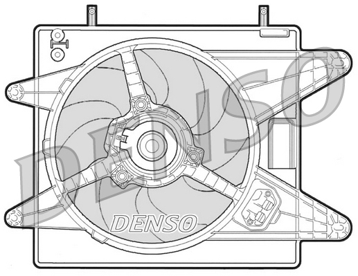 DENSO DER09008 Ventola, Raffreddamento motore-Ventola, Raffreddamento motore-Ricambi Euro