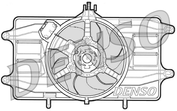 DENSO DER09020 Větrák,...