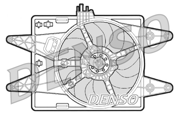 DENSO DER09022 Ventola, Raffreddamento motore