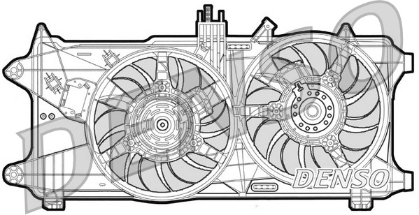 DENSO DER09025 Ventola, Raffreddamento motore