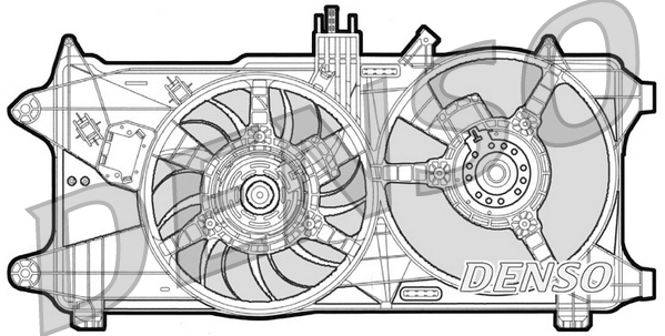 DENSO DER09026 Větrák,...