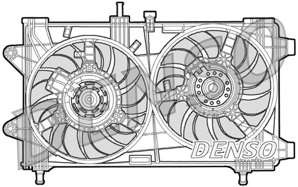 DENSO DER09036 Větrák,...