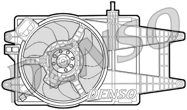 DENSO DER09042 Větrák,...