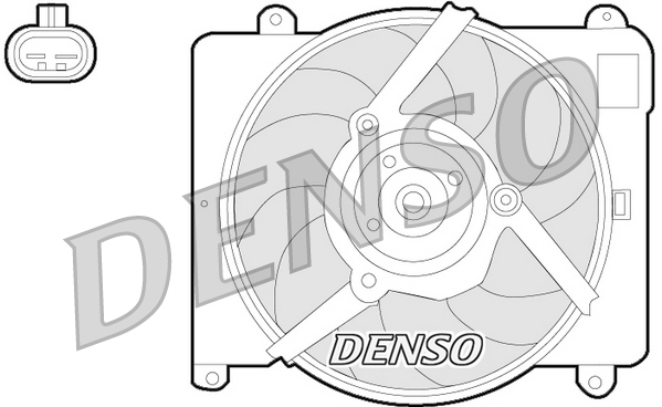 DENSO DER09054 Ventola, Raffreddamento motore-Ventola, Raffreddamento motore-Ricambi Euro