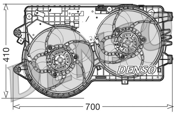 DENSO DER09067 Větrák,...