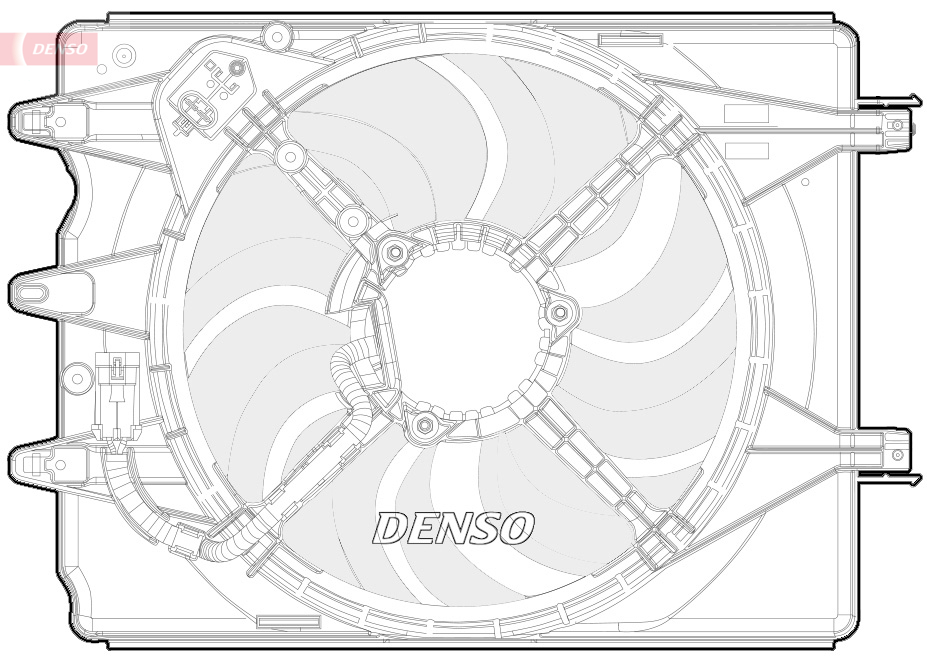 DENSO DER09068 вентилатор,...